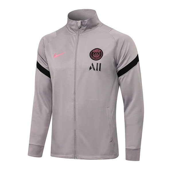 Sweatjacken Paris Saint Germain 2021-22 Grau